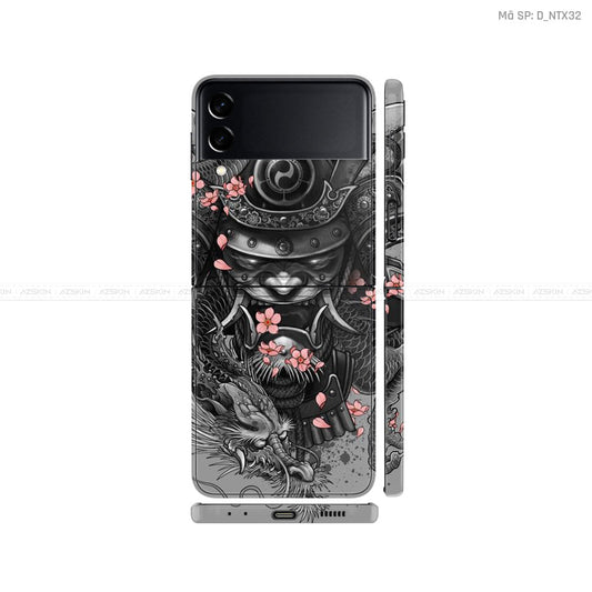 Dán Skin Galaxy Zflip4 Hình Santa - Samurai | D_NTX32