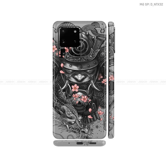 Dán Skin Galaxy S20 Series Hình Nghệ Thuật Xăm Satan - Samurai | D_NTX32