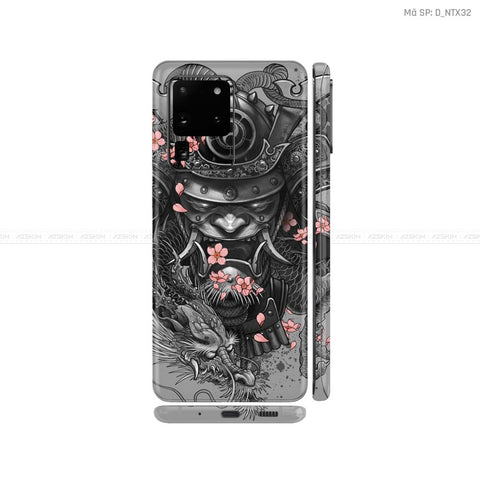 Dán Skin Galaxy S20 Series Hình Nghệ Thuật Xăm Satan - Samurai | D_NTX32