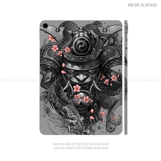 Dán Skin IPad Mini Series Hình Tattoo Satan - Samurai | D_NTX32