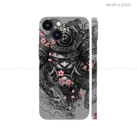 Dán Skin IPhone 14 Series Hình Nghệ Thuật Xăm | D_NTX32