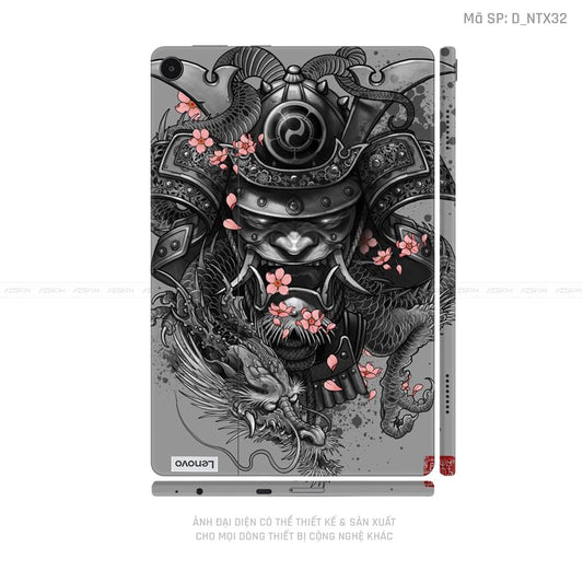 Dán Skin Máy Tính Bảng Lenovo Pad Series Hình Tattoo Satan - Samurai | D_NTX32