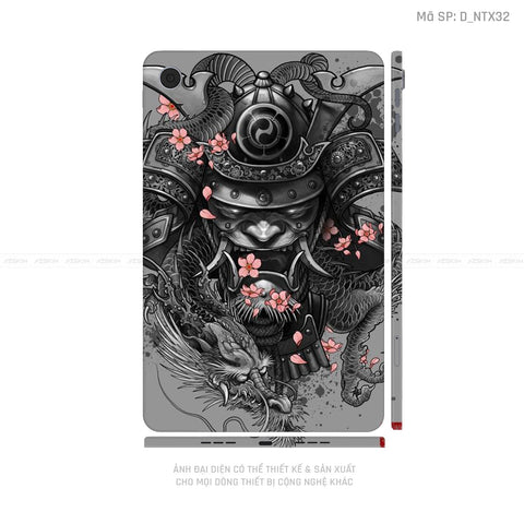 Dán Skin Máy Tính Bảng Oppo Pad Series Hình Tattoo Satan - Samurai | D_NTX32