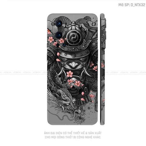 Dán Skin Oneplus 8/9 Series Hình Satan - Samurai | D_NTX32