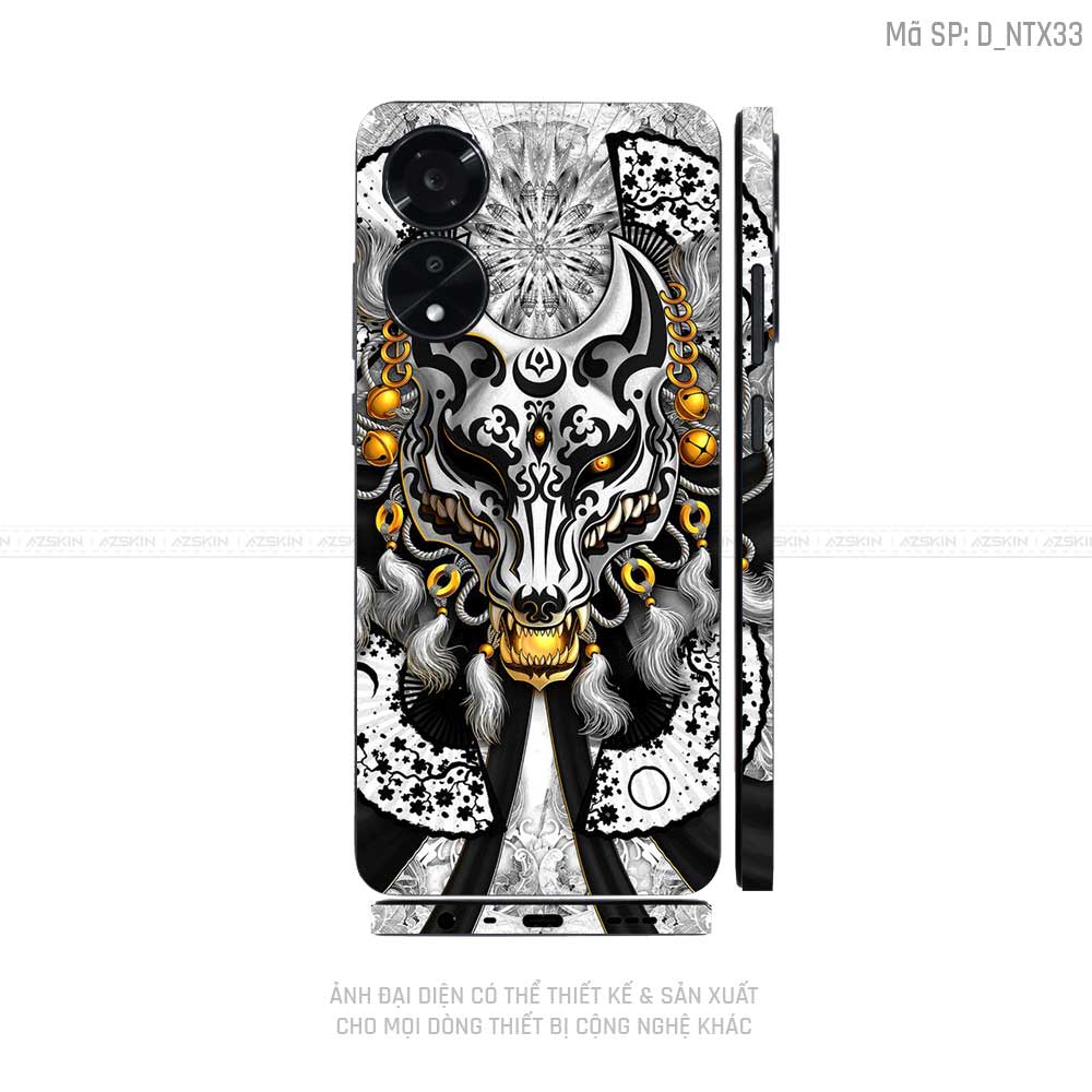 Miếng Dán Skin Điện Thoại OPPO A Series Hình Tattoo | D_NTX33