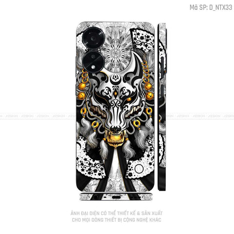 Miếng Dán Skin Điện Thoại OPPO A Series Hình Tattoo | D_NTX33