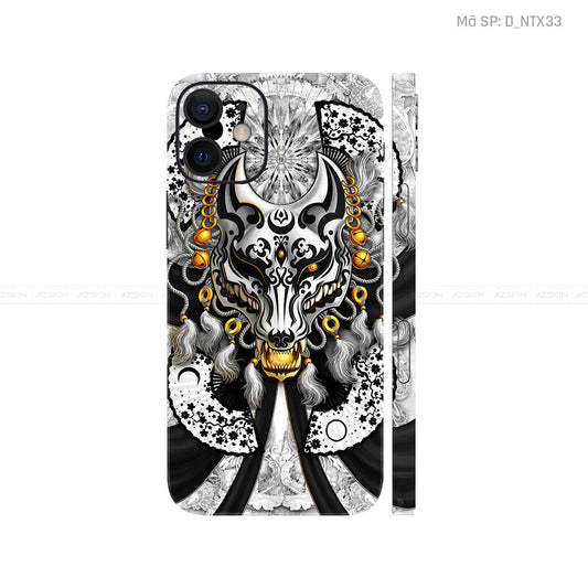 Dán Skin IPhone 12 Series Hình Chó Sói | D_NTX33