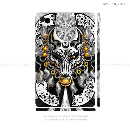 Dán Skin Máy Tính Bảng Oppo Pad Series Hình Tattoo Hổ - Sói | D_NTX33