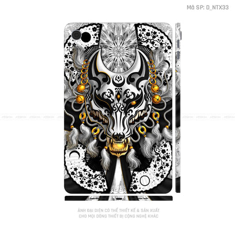 Dán Skin Máy Tính Bảng Oppo Pad Series Hình Tattoo Hổ - Sói | D_NTX33