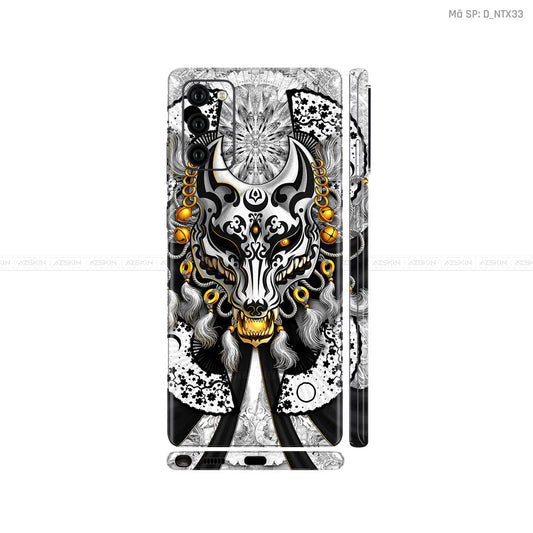 Dán Skin Galaxy Note 20 Series Hình Nghệ Thuật Xăm Satan - Samurai | D_NTX33