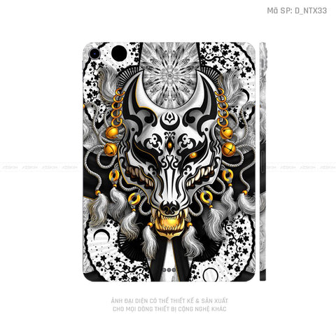 Dán Skin IPad Mini Series Hình Tattoo Hổ - Sói | D_NTX33