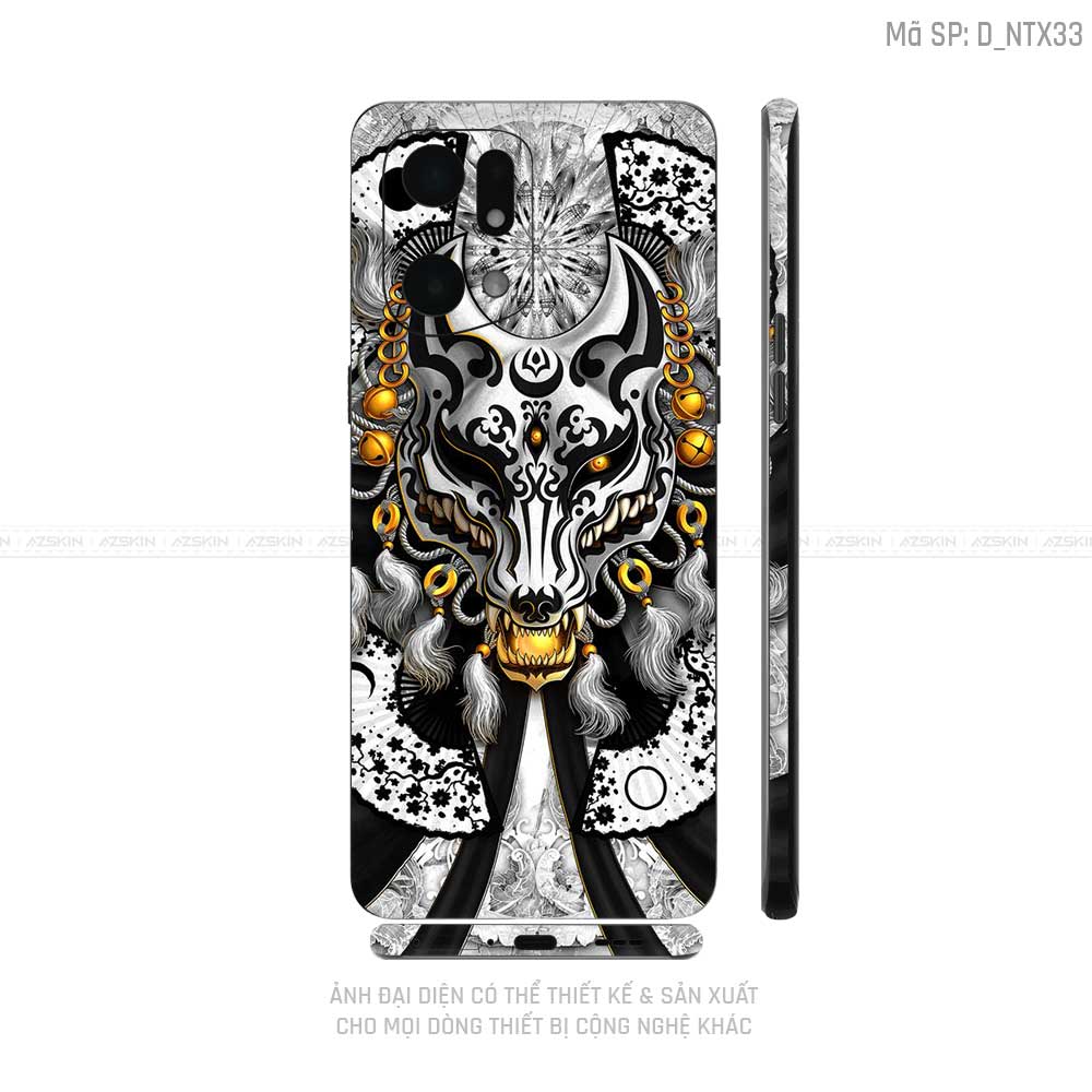 Miếng Dán Skin Điện Thoại OPPO Find X Series Hình Tattoo | D_NTX33