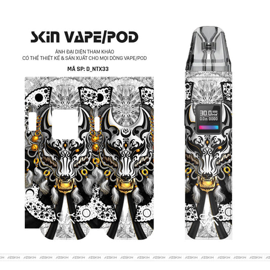 Dán Skin Pod Hình Nghệ Thuật Xăm | D_NTX33