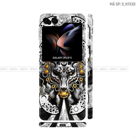 Dán Skin Galaxy Z Flip5 Hình Sói | D_NTX33
