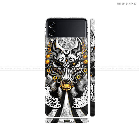 Dán Skin Galaxy Zflip4 Hình Sói | D_NTX33