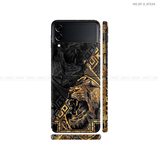 Dán Skin Galaxy Zflip4 Hình Hổ | D_NTX34