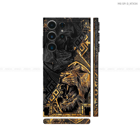 Dán Skin Samsung Galaxy S24 Series Chủ Đề Tattoo | D_NTX34