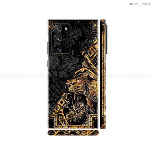 Dán Skin Galaxy Note 20 Series Hình Nghệ Thuật Xăm Hổ - Sói | D_NTX34