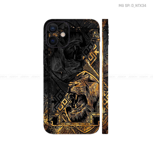 Dán Skin IPhone 12 Series Hình Sư Tử | D_NTX34