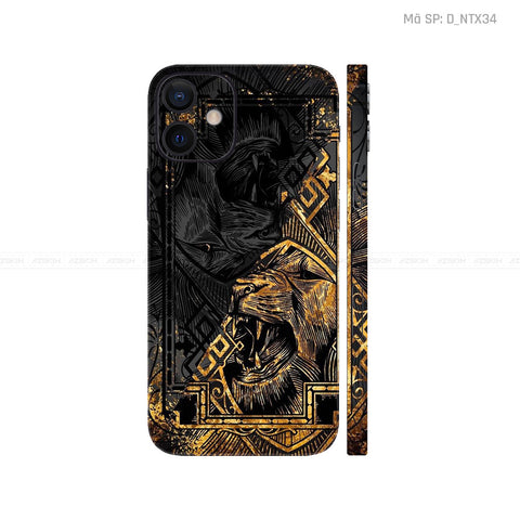 Dán Skin IPhone 12 Series Hình Sư Tử | D_NTX34