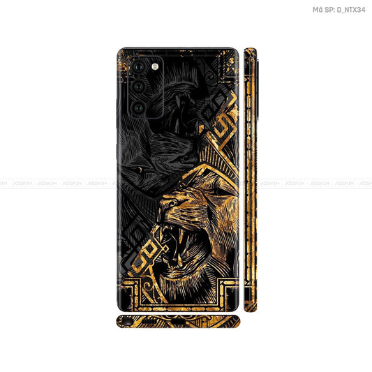 Dán Skin Galaxy Note 20 Series Hình Nghệ Thuật Xăm Hổ - Sói | D_NTX34