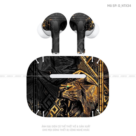 Dán Skin Tai Nghe Airpod 3 Hình Hổ | D_NTX34