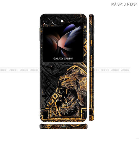 Dán Skin Galaxy Z Flip5 Hình Hổ - Sư Từ | D_NTX34