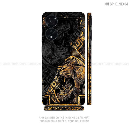 Miếng Dán Skin Điện Thoại OPPO A Series Hình Tattoo | D_NTX34
