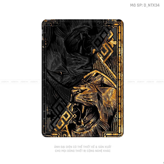 Dán Skin IPad Gen Hình Nghệ Thuật Xăm | D_NTX34