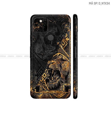 Dán Skin Google Pixel 5 Hình Nghệ Thuật Xăm | D_NTX34
