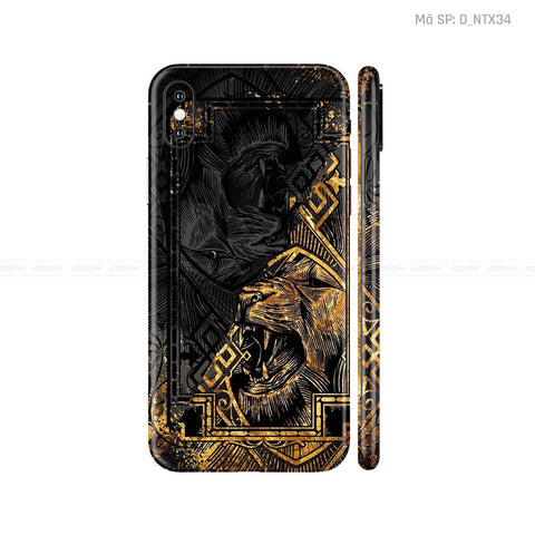 Dán Skin IPhone X Series Hình Nghệ Thuật Xăm | D_NTX34