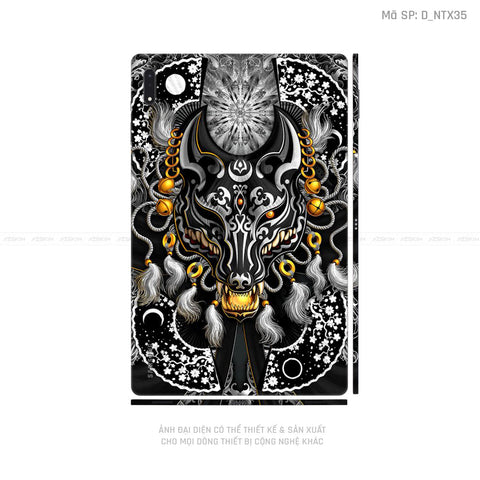 Dán Skin Galaxy Tab S9 Series Hình Tattoo Hổ - Sói | D_NTX35