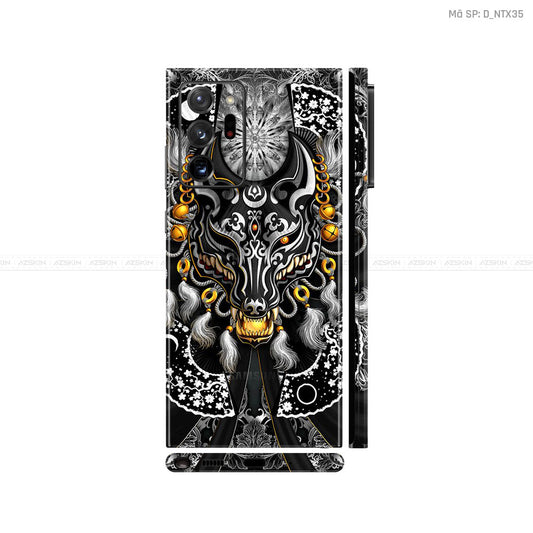 Dán Skin Galaxy Note 20 Series Hình Nghệ Thuật Xăm Hổ - Sói | D_NTX35