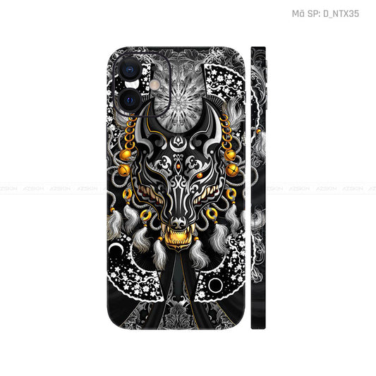 Dán Skin IPhone 12 Series Hình Chó Sói | D_NTX35