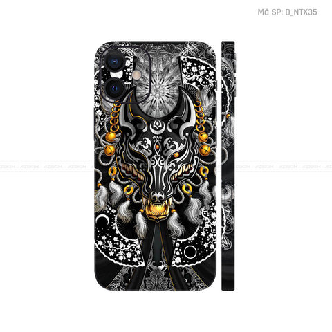 Dán Skin IPhone 12 Series Hình Chó Sói | D_NTX35