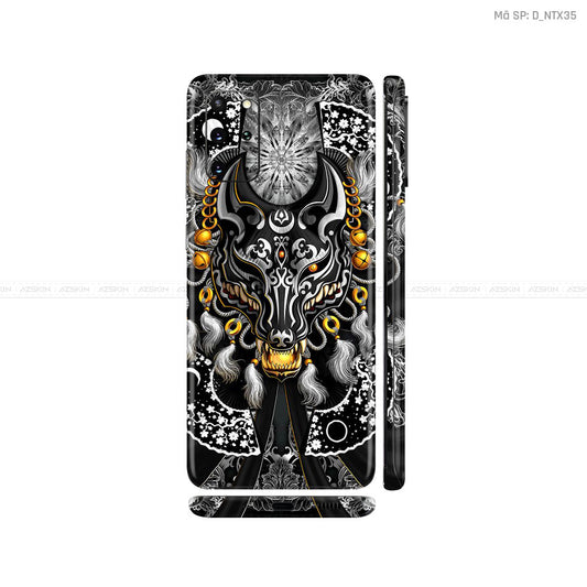 Dán Skin Galaxy S20 Series Hình Nghệ Thuật Xăm Hổ - Sói | D_NTX35