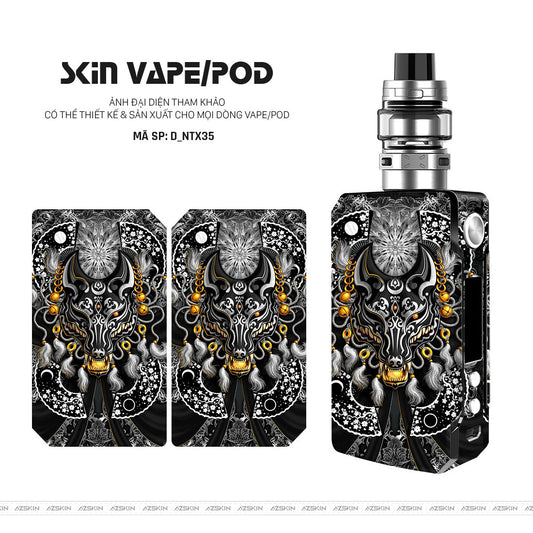 Dán Skin Vape Hình Nghệ Thuật Xăm | D_NTX35