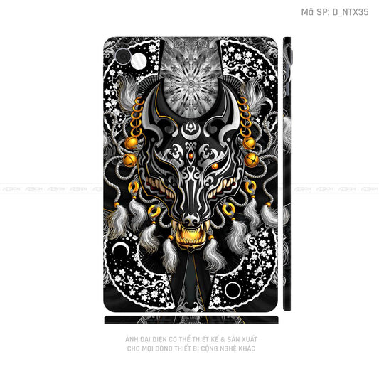 Dán Skin Máy Tính Bảng Oppo Pad Series Hình Tattoo Hổ - Sói | D_NTX35