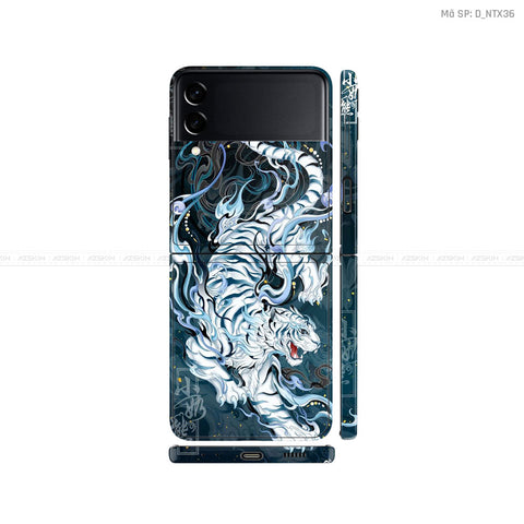 Dán Skin Galaxy Zflip4 Hình Hổ | D_NTX36