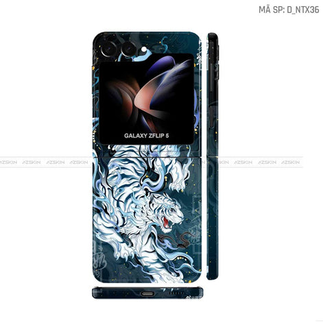 Dán Skin Galaxy Z Flip5 Hình Hổ - Sư Từ | D_NTX36