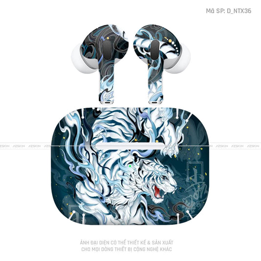 Dán Skin Tai Nghe Airpod 3 Hình Hổ | D_NTX36
