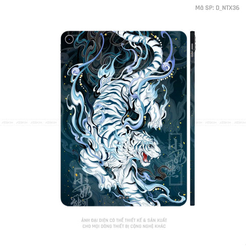 Dán Skin IPad Mini Series Hình Tattoo Hổ - Sói | D_NTX36