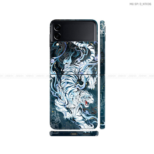 Dán Skin Galaxy Zflip3 Hình Hổ | D_NTX36
