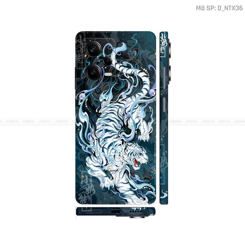 Dán Skin Xiaomi Redmi Note 12 Series Hình Tattoo | D_NTX36