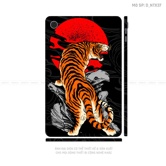 Dán Skin Máy Tính Bảng Oppo Pad Series Hình Tattoo Hổ - Sói | D_NTX37