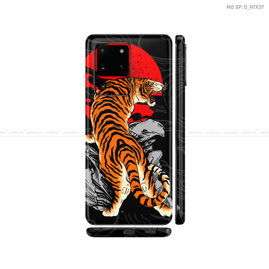 Dán Skin Galaxy S20 Series Hình Nghệ Thuật Xăm Hổ - Sói | D_NTX37