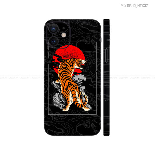 Dán Skin IPhone 12 Series Hình Hổ | D_NTX37