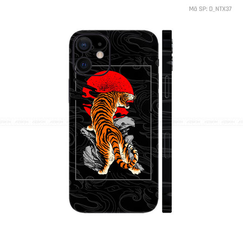 Dán Skin IPhone 12 Series Hình Hổ | D_NTX37