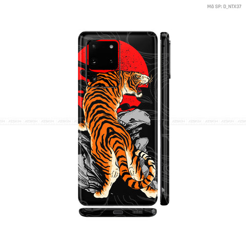 Dán Skin Galaxy S20 Series Hình Nghệ Thuật Xăm Hổ - Sói | D_NTX37