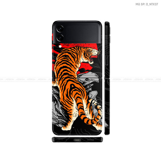 Dán Skin Galaxy Zflip4 Hình Hổ | D_NTX37